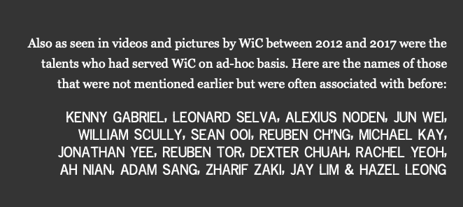 Also as seen in videos and pictures by WiC betwee